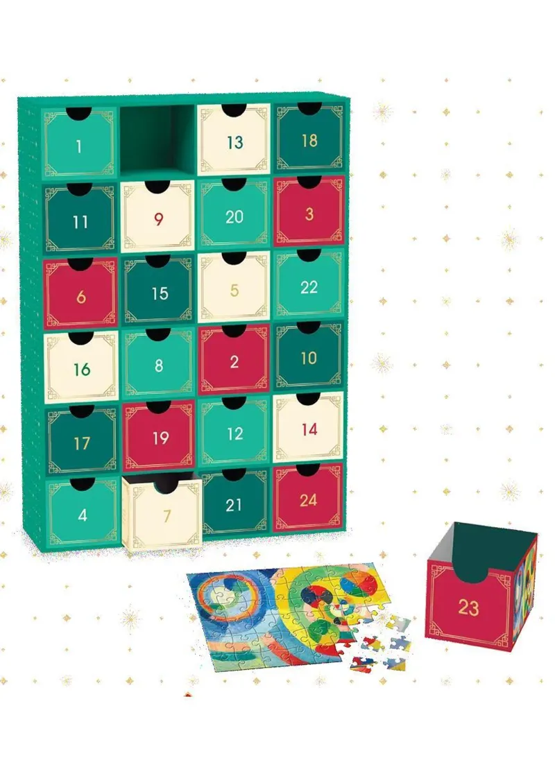 Calendrier de l'Avent - Modern Fine Art - 24 Puzzles