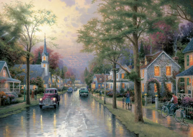 Thomas Kinkade : Le réveil du village