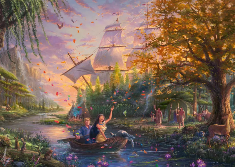 Thomas Kinkade - Disney - Pocahontas