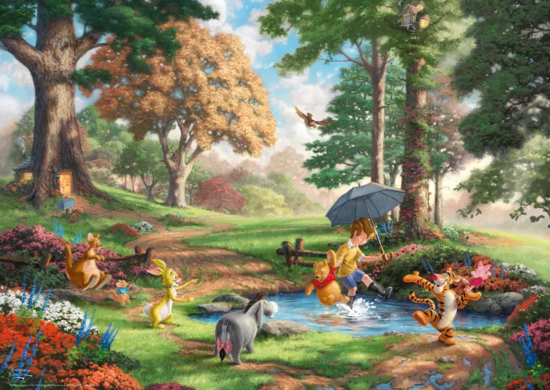 Thomas Kinkade - Disney - Winnie l'Ourson