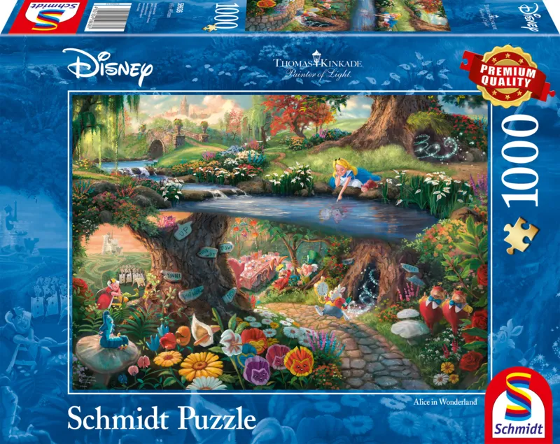 Thomas Kinkade - Disney - Alice au Pays des Merveilles