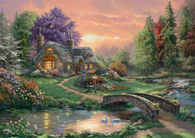 Thomas Kinkade - Retraite Chérie