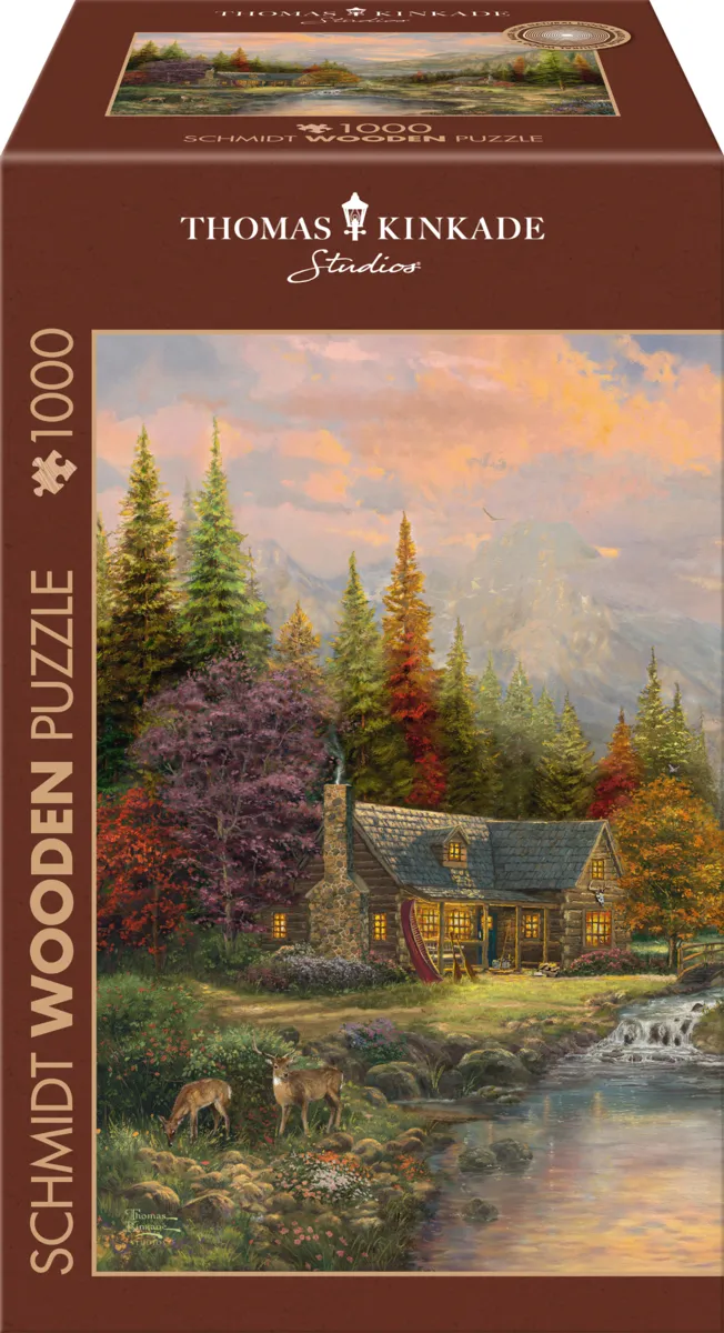Puzzle en bois - Le Ruisseau de Montagne