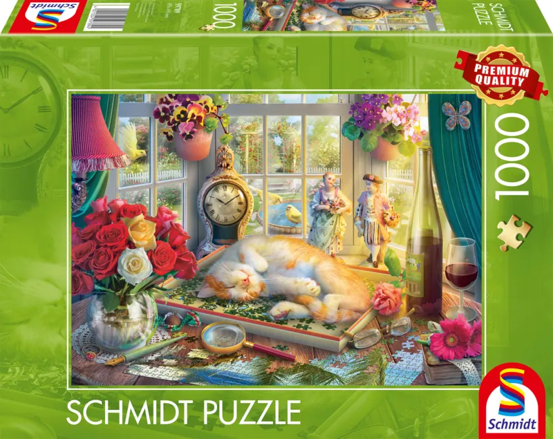 L'heure du Puzzle pour le Chat