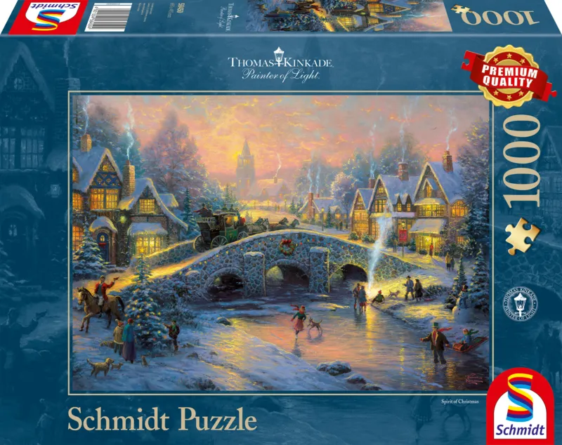 Thomas Kinkade : Village en hiver