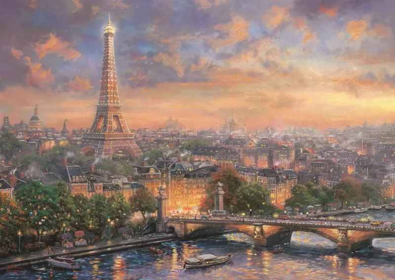 Thomas Kinkade - Paris, Ville de l'Amour