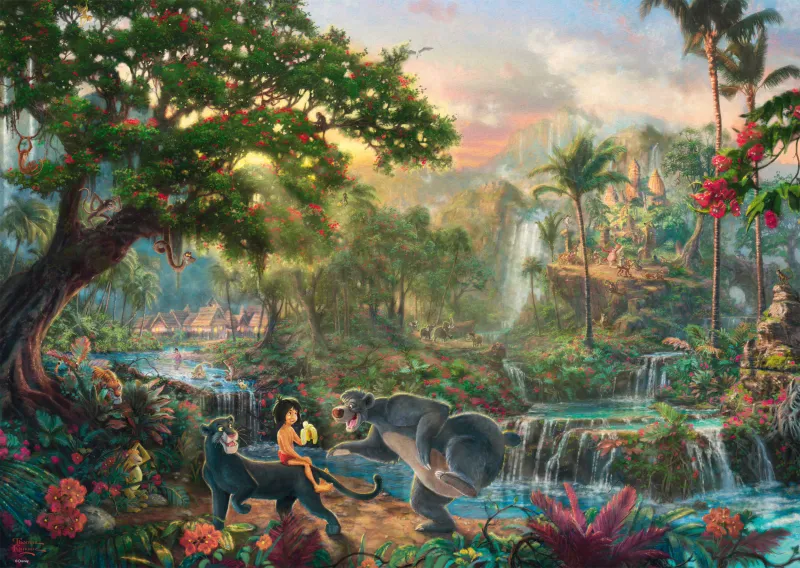 Thomas Kinkade - Le Livre de la Jungle