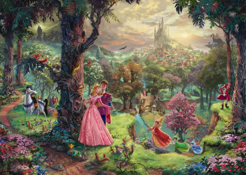 Thomas Kinkade - Disney, La Belle au Bois Dormant