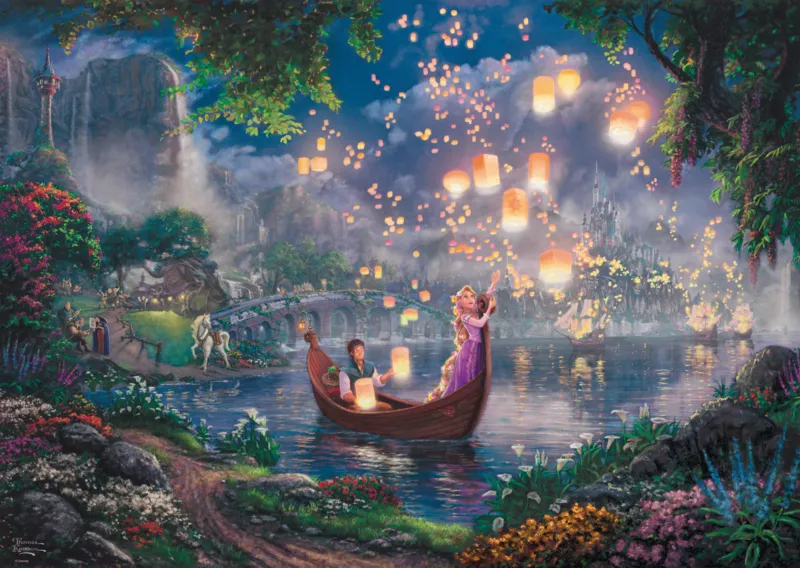 Thomas Kinkade - Disney Raiponce