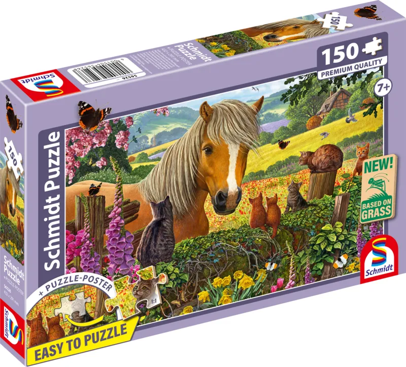 Mignons Visiteurs dans la Prairie