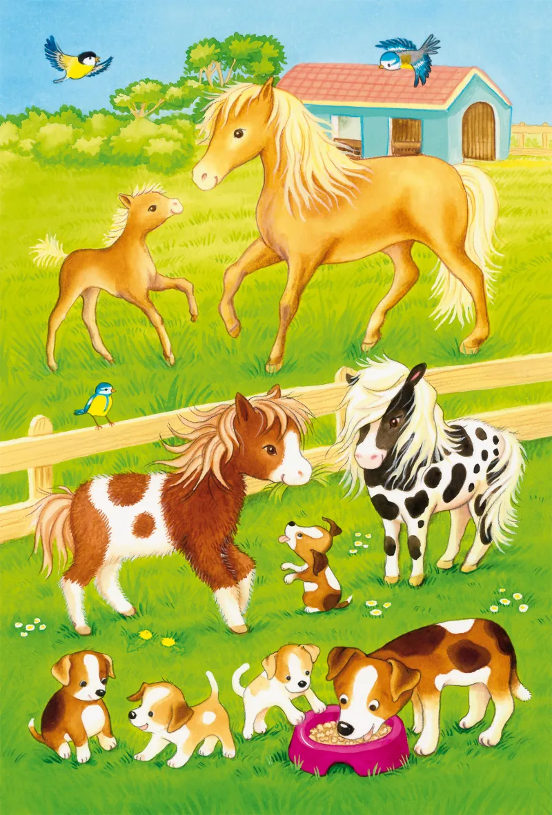 3 Puzzles - Mes Amis de la Ferme