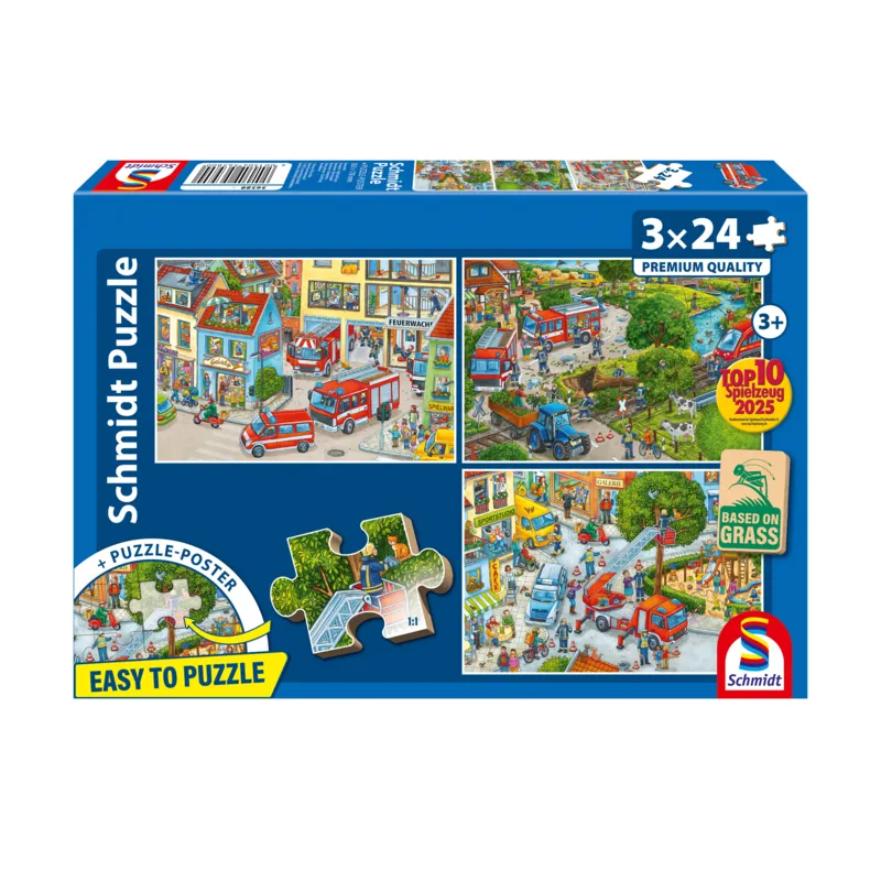 3 Puzzles - Pompiers