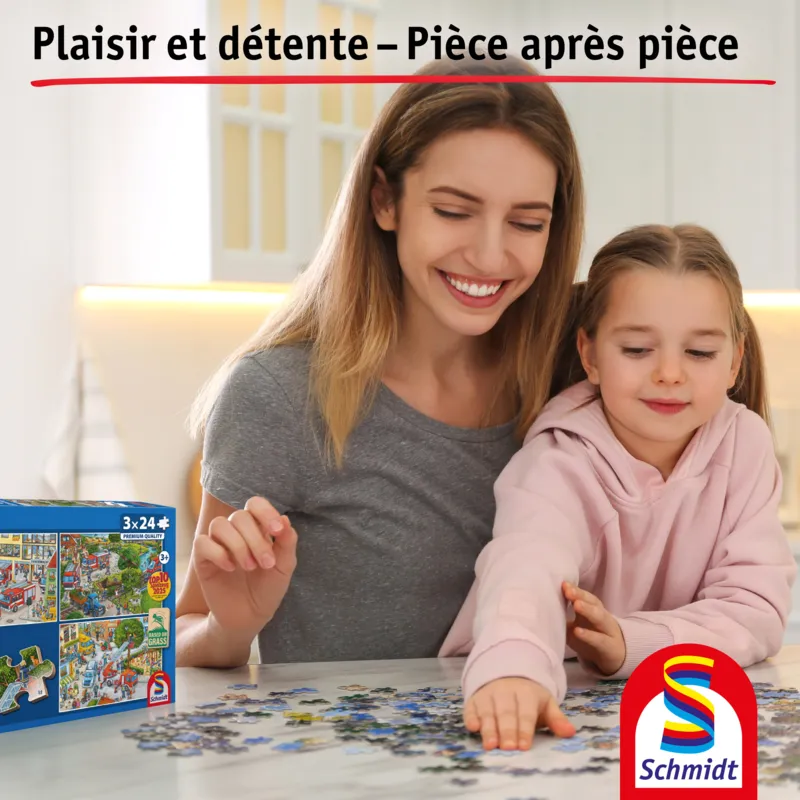 3 Puzzles - Pompiers