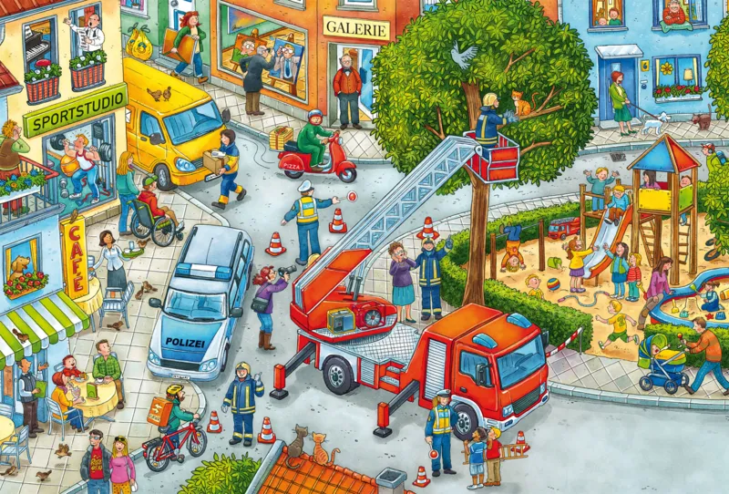 3 Puzzles - Pompiers