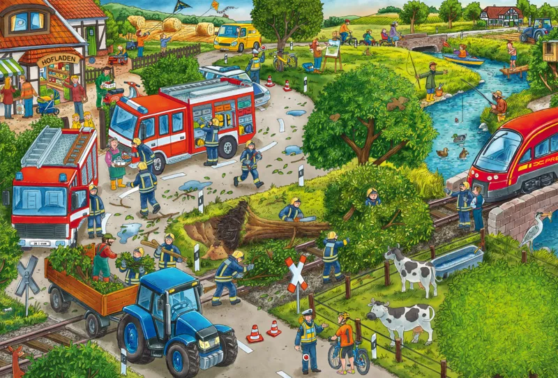 3 Puzzles - Pompiers