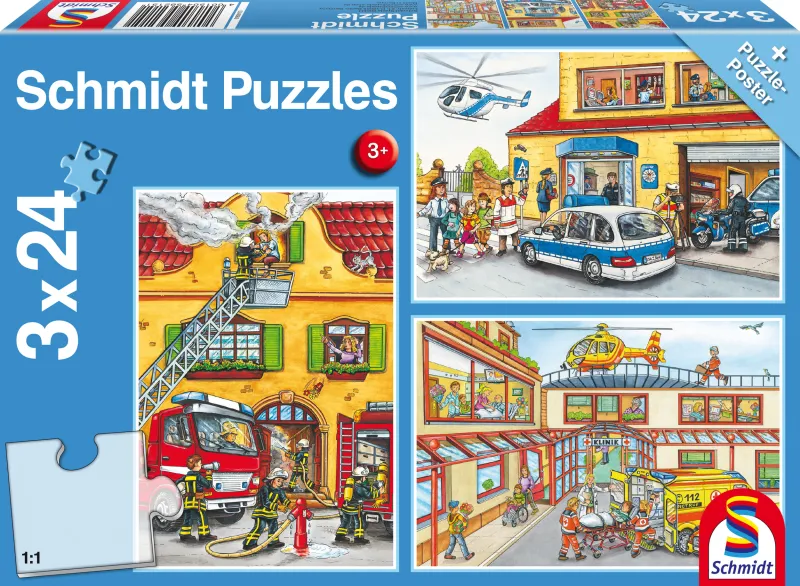 3 Puzzles - Pompiers et Secours