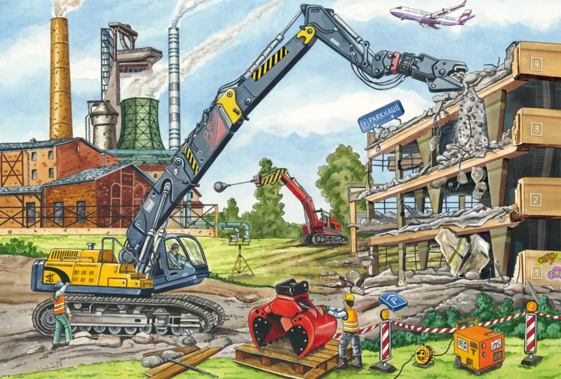 3 Puzzles - Mes Machines de Chantier Préférées