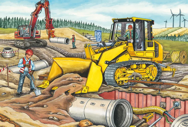 3 Puzzles - Mes Machines de Chantier Préférées