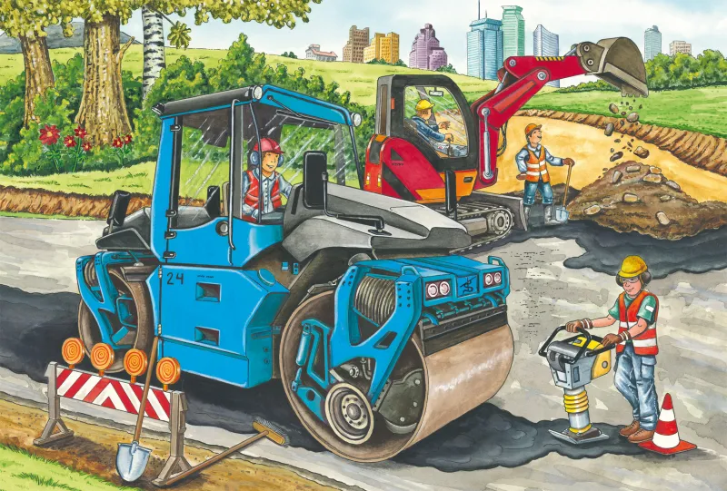 3 Puzzles - Mes Machines de Chantier Préférées
