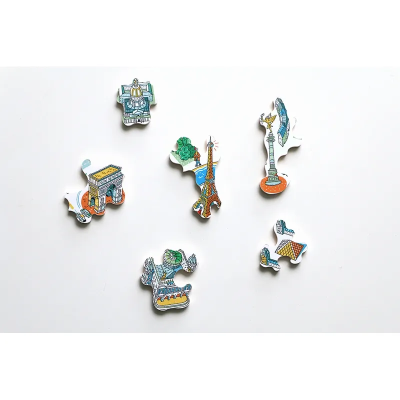 Puzzle en Bois Découpé à la Main - Paris Labyrinthes