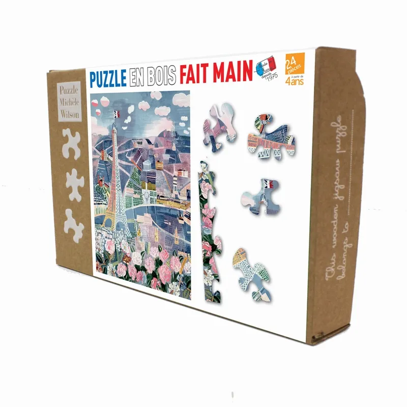 Puzzle en Bois Découpé à la Main - Raoul Dufy - Paris Au Printemps