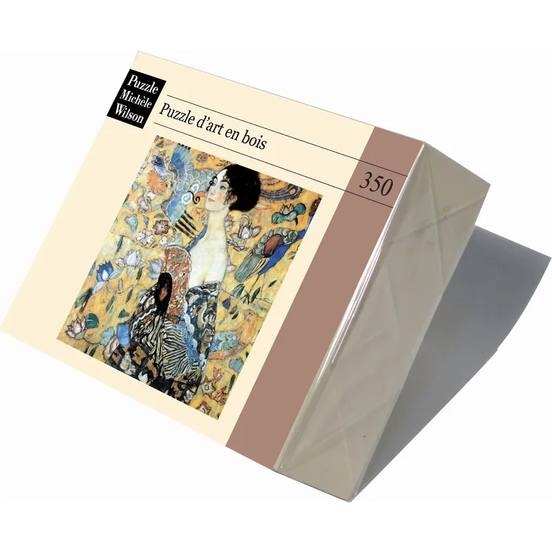 Puzzle en Bois Découpé à la Main - Klimt  :  La Dame À L'Éventail