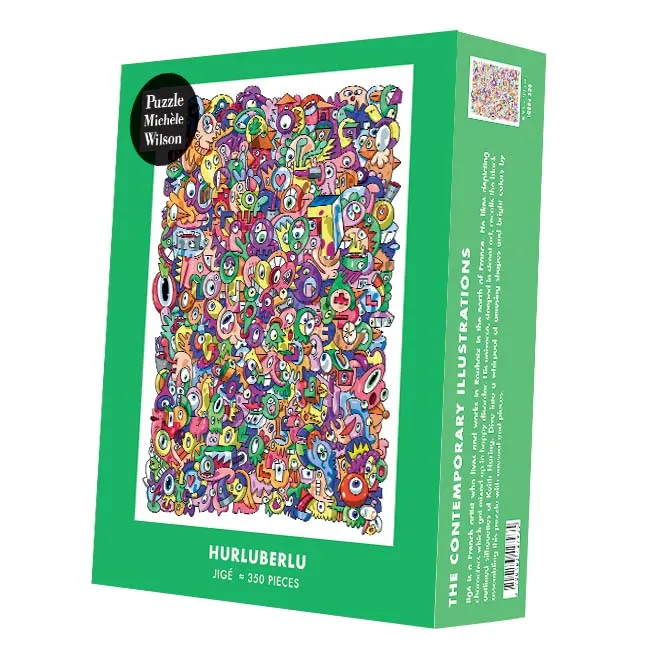 Puzzle en Bois Découpé à la Main - Hurluberlu