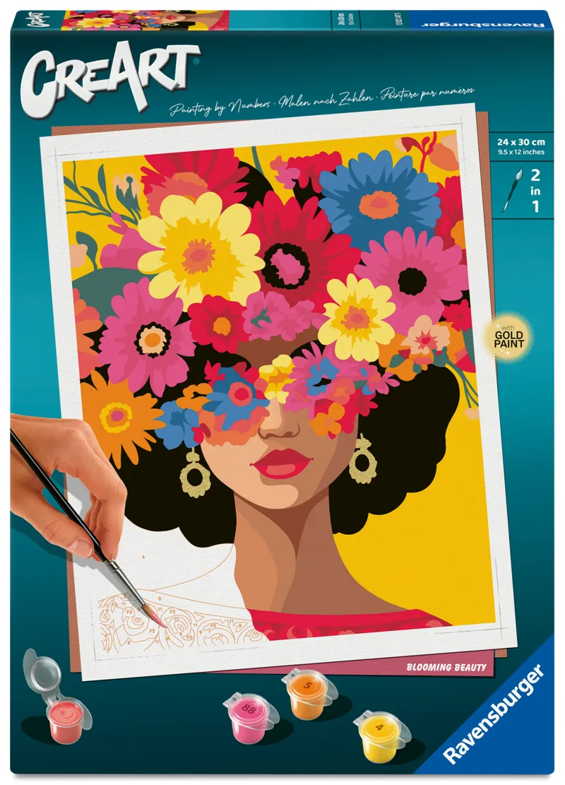 Peinture au Numéro - CréArt - Blooming Beauty