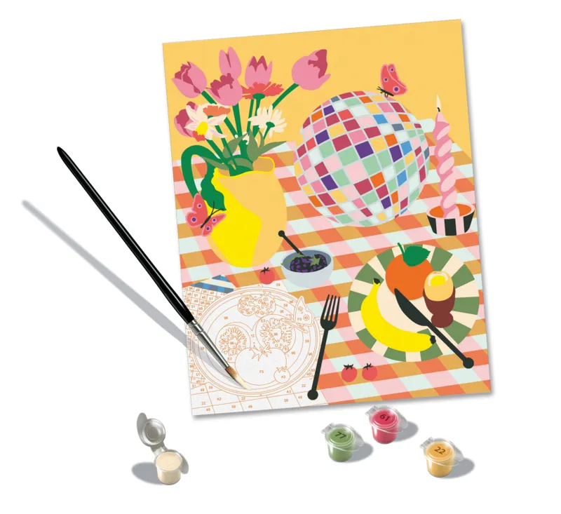 Peinture au Numéro - CréArt - Disco vibes - Poppy Magda