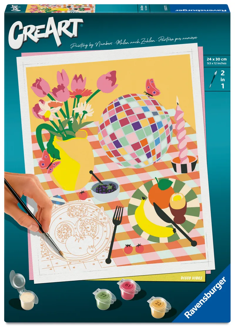 Peinture au Numéro - CréArt - Disco vibes - Poppy Magda
