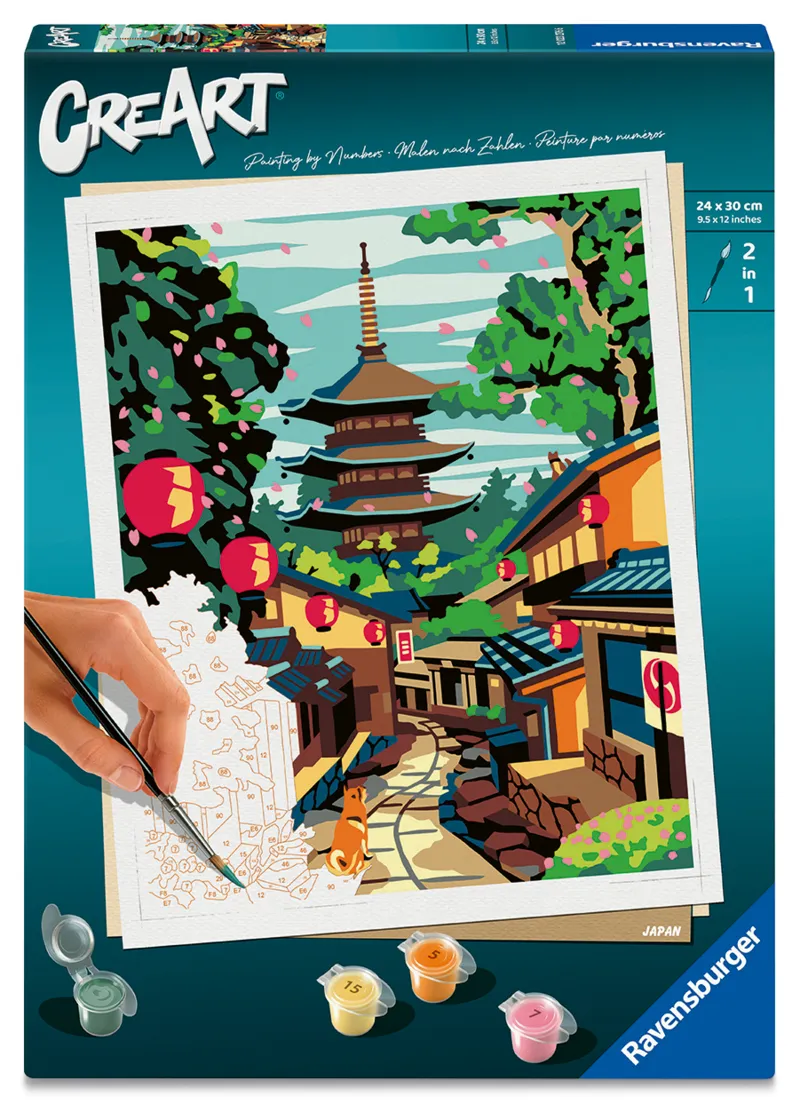 Peinture au Numéro - CréArt - Japan - Batiste Perron