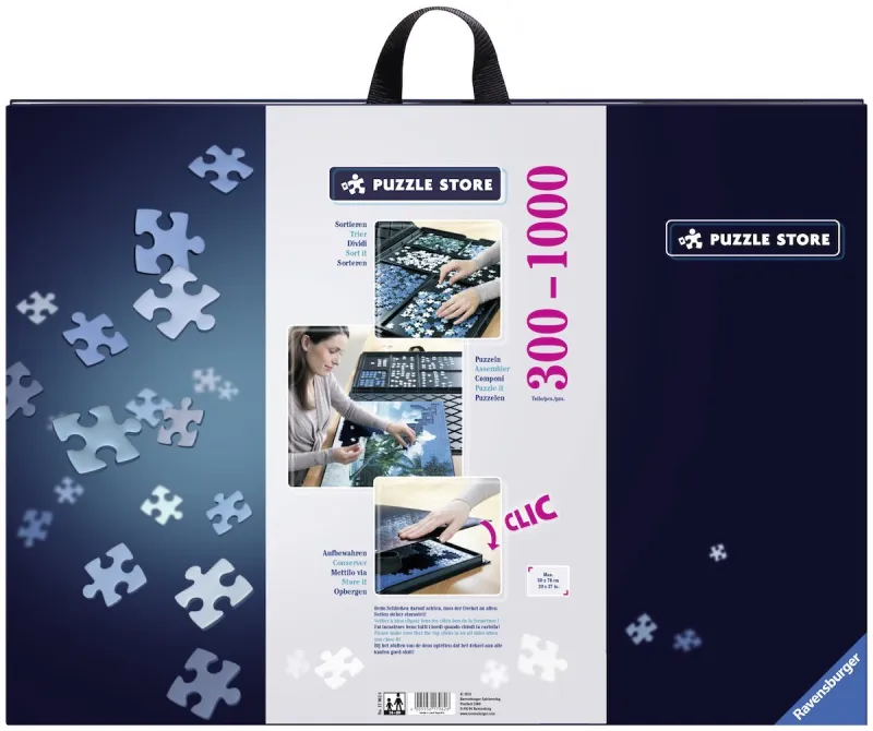 Porte-puzzle de 300 à 1000 pièces + Trieurs de pièces