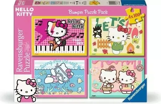 4 Puzzles - Allez, Hello Kitty !