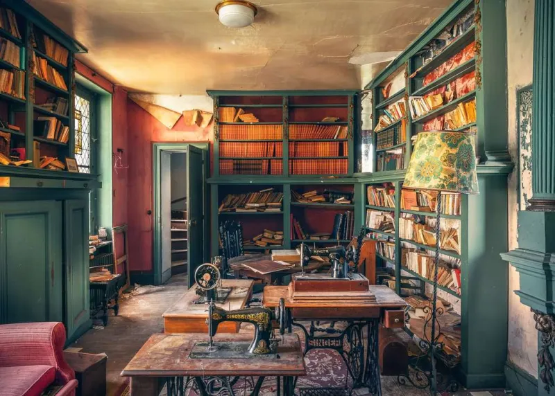 Lost Places - Mysterious Castle Library