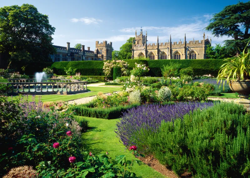 Jardin de la Reine, Château de Sudeley, Angleterre