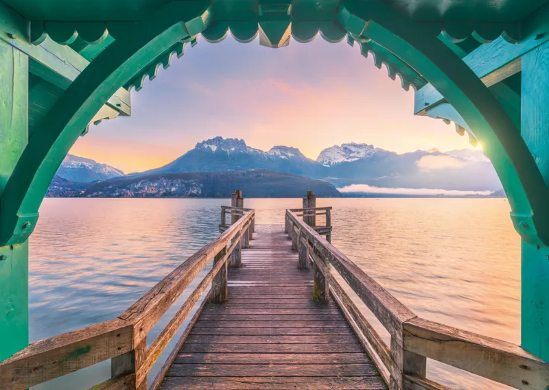 Puzzle Highlights - Chemins de rêve - Passerelle du Lac d'Annecy