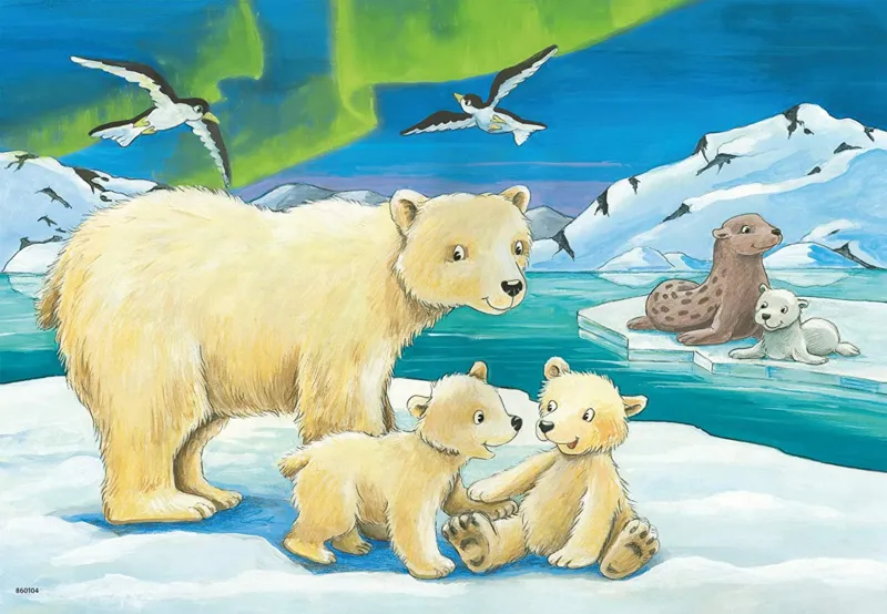 2 Puzzles -  Bébé Animaux du Monde Entier