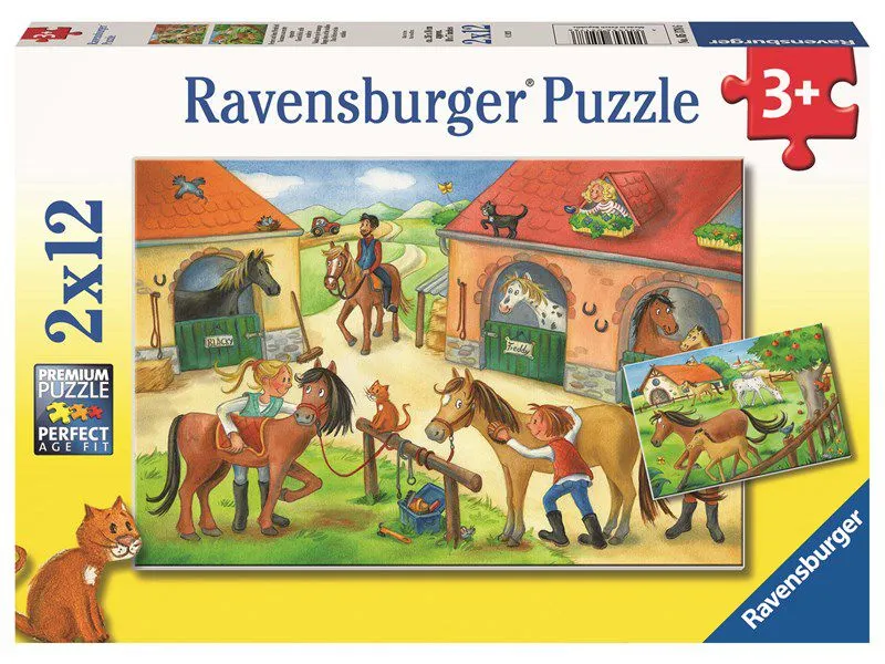 2 Puzzles - At the Stables