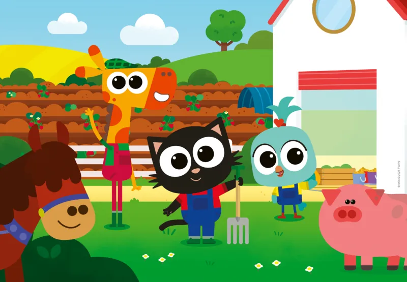 2 Puzzles - Ferme & Pêcheur Milo
