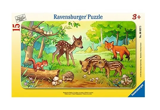 Puzzle Cadre - Bébés Animaux de la Forêt