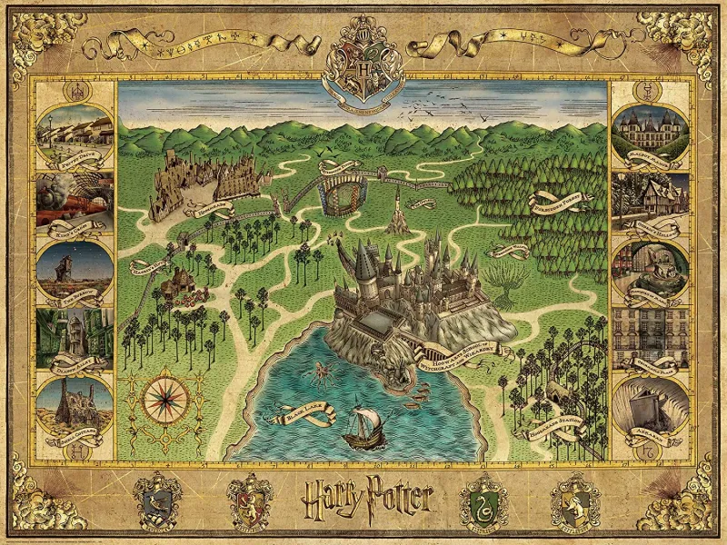 Harry Potter - La Carte de Poudlard