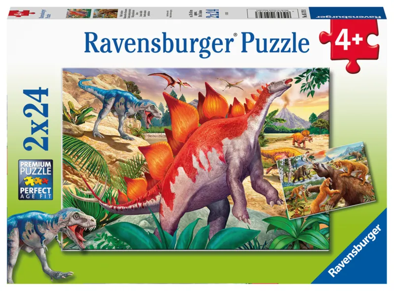 2 Puzzles - Dinosaures