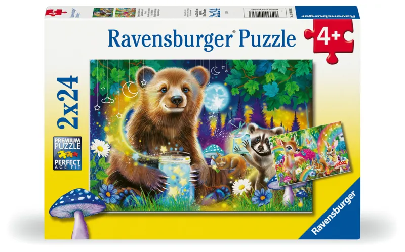 2 Puzzles - Adorables Amis des Bois