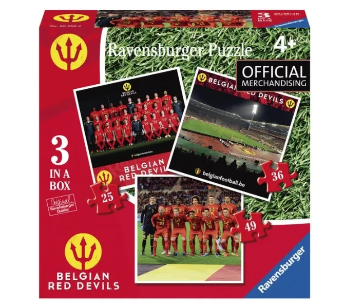 3 Puzzles - Belgian Red Devils