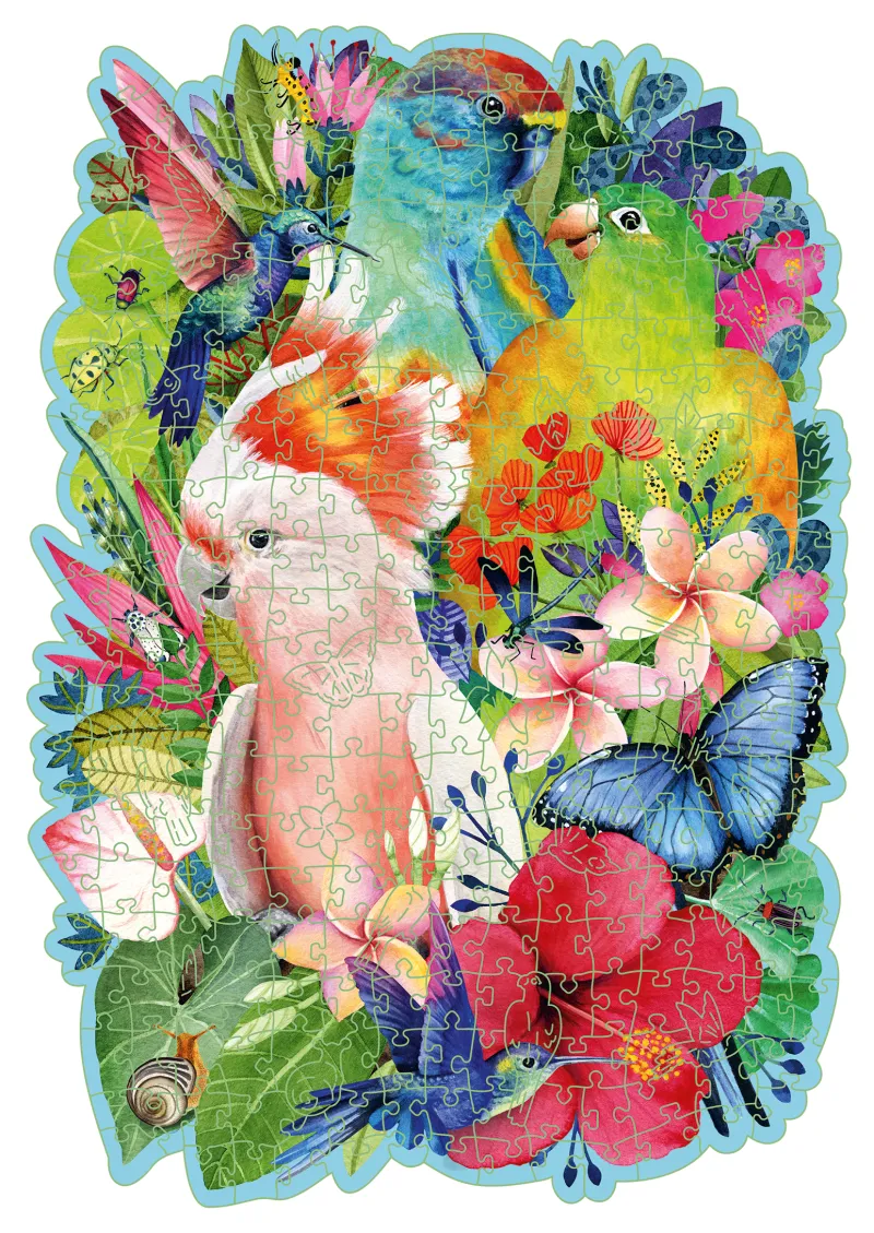 Puzzle en Bois - Oiseaux