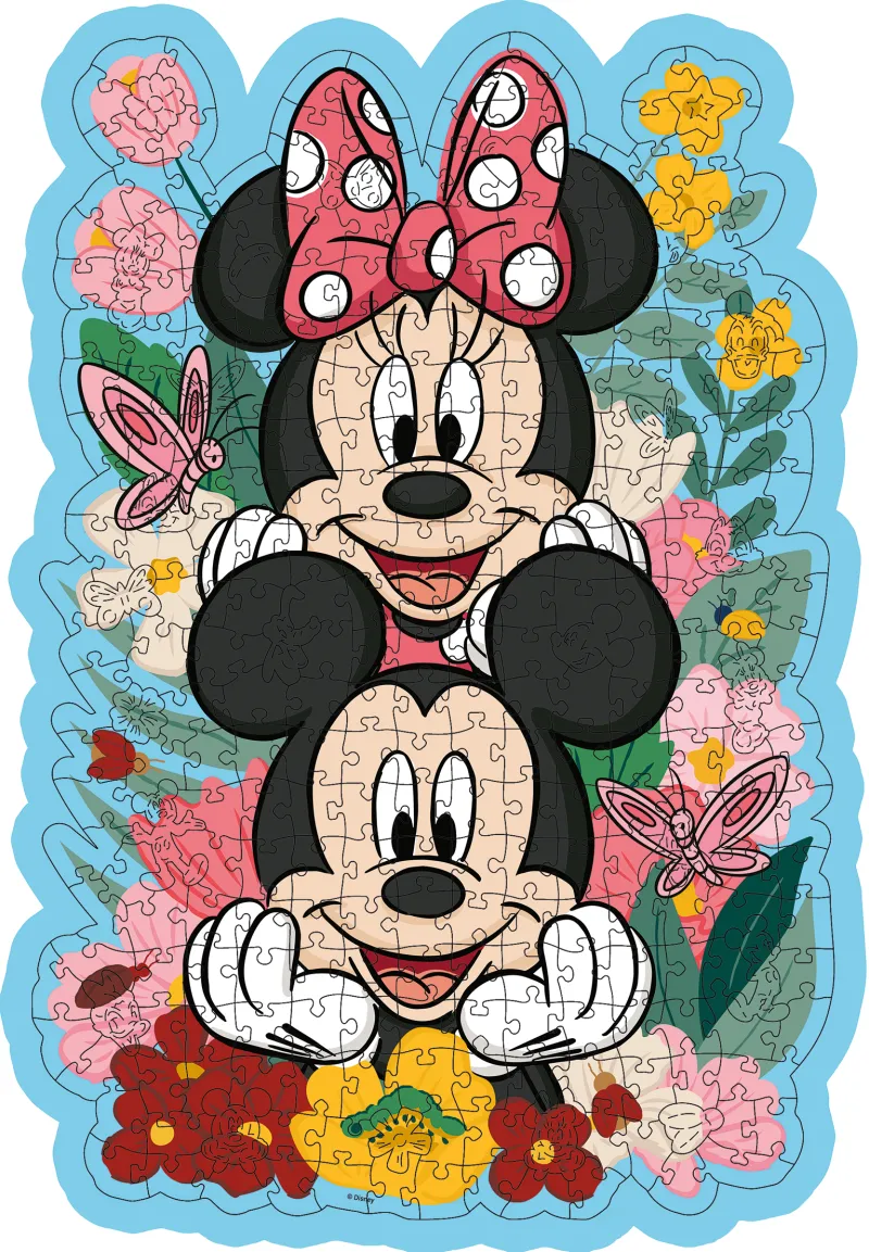 Puzzle en Bois - Mickey & Minnie