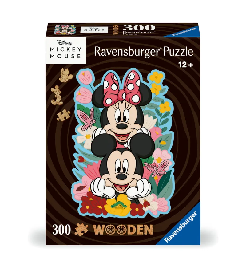 Puzzle en Bois - Mickey & Minnie