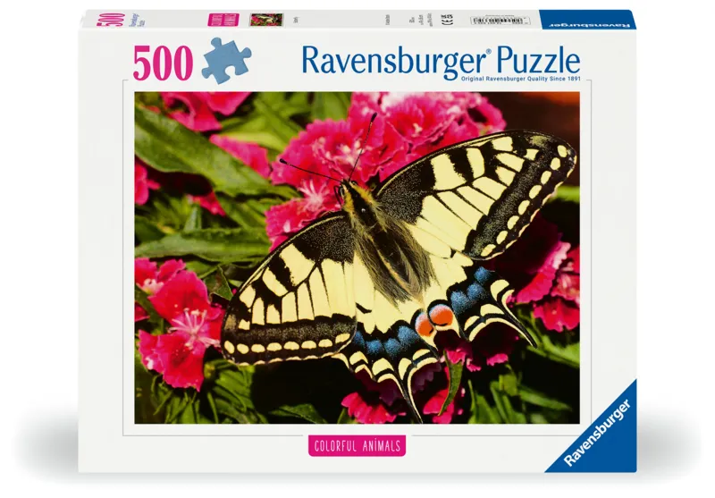 Papillon - Puzzle Highlight - Animaux Colorés
