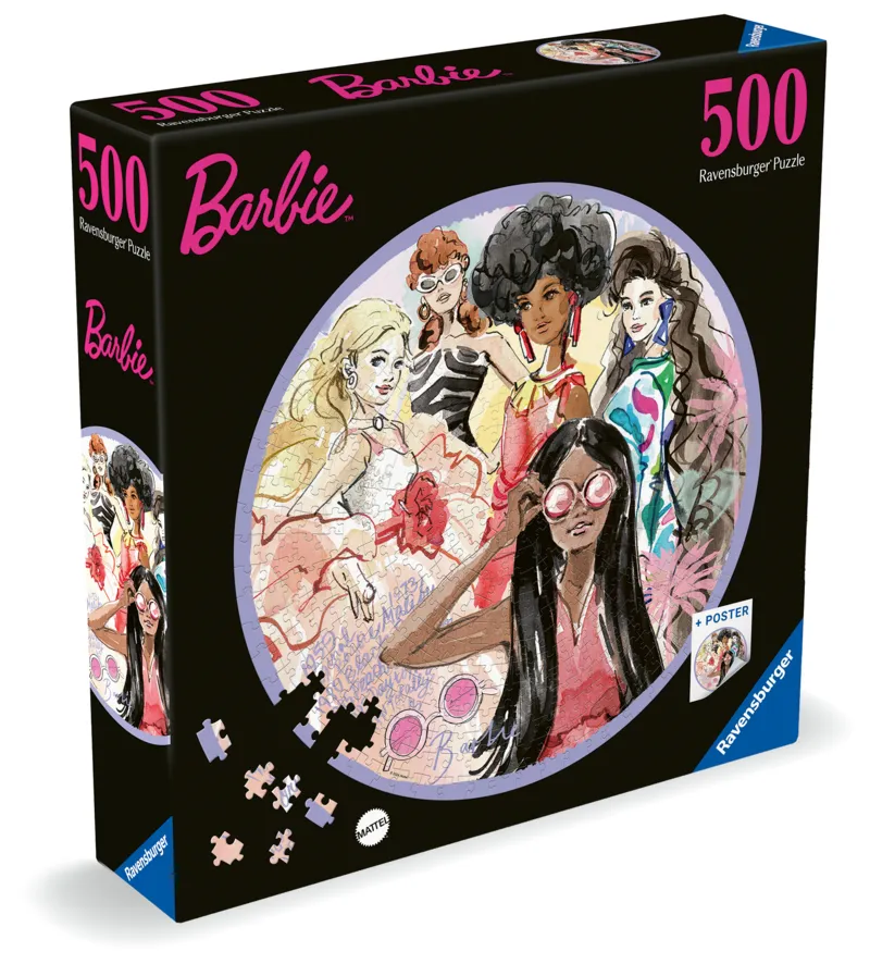 Puzzle Rond - L'Icône Du Style depuis 1959 - Barbie