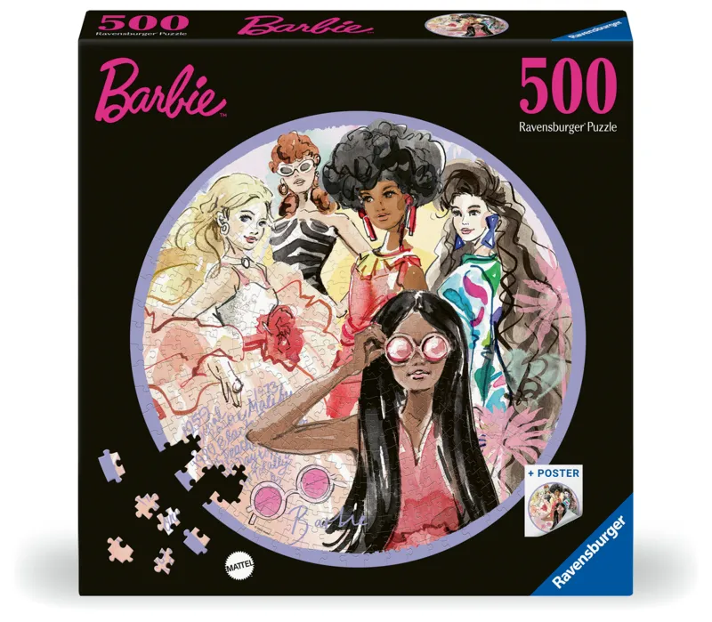 Puzzle Rond - L'Icône Du Style depuis 1959 - Barbie